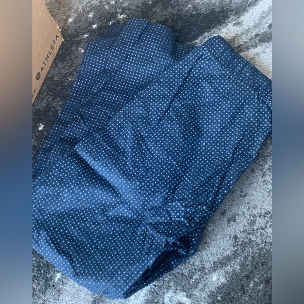 Banana Republic blue flannel pajama pants